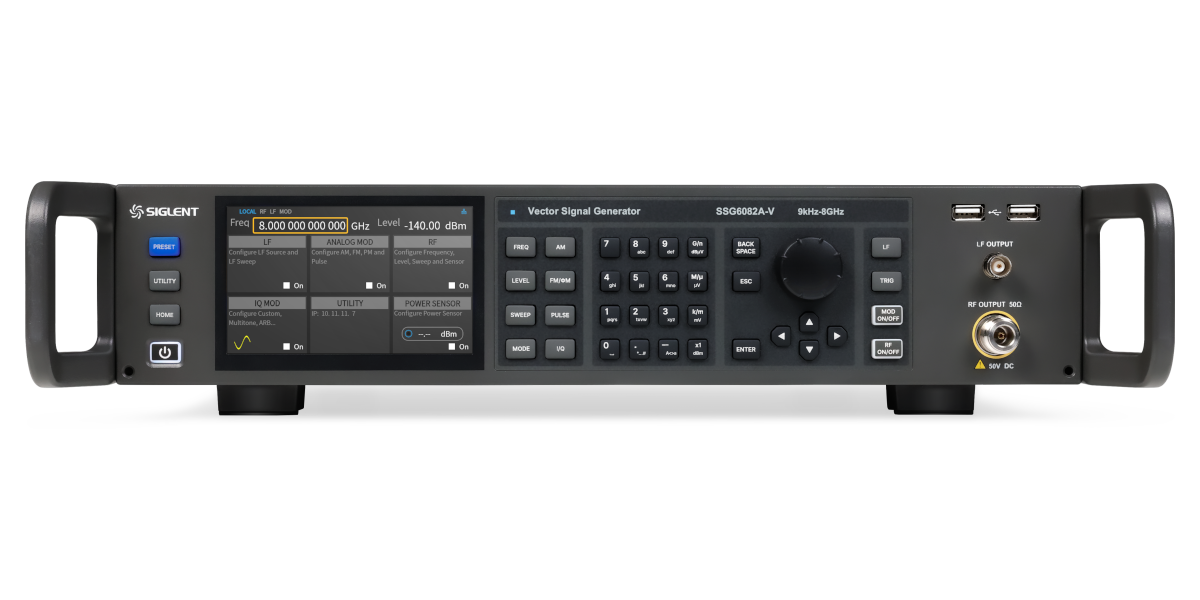 SSG6082A-V — RF Vector Signal Generator up to 8 GHz